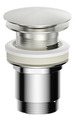 Bunnventil pop-up 1 1/4" Ø66 mm børstet stål